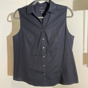 Talbots Petites Sleeveless Button Down